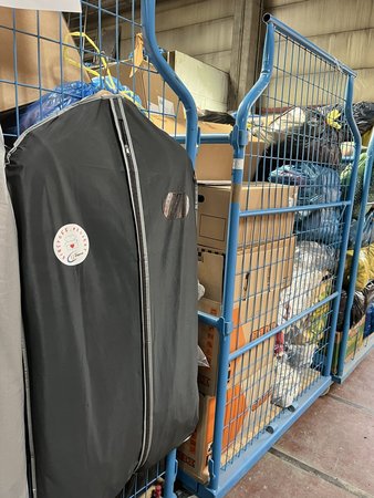 Exkursion Sortieranlage Caritas